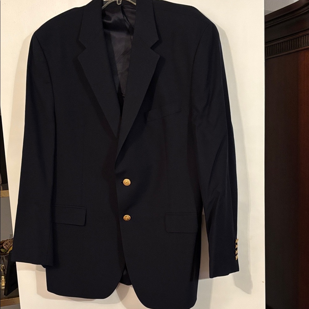 Ralph Lauren Navy Blazer with Gold Buttons